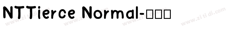 NTTierce Normal字体转换
